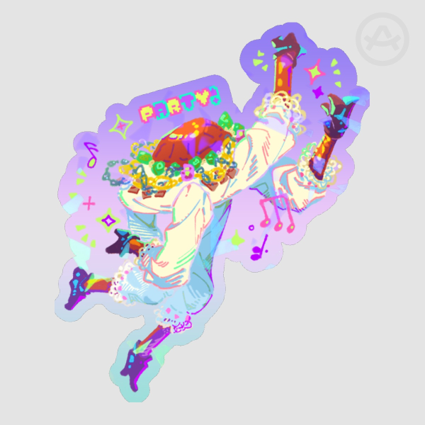 PHM || Party Rocky 3” sticker