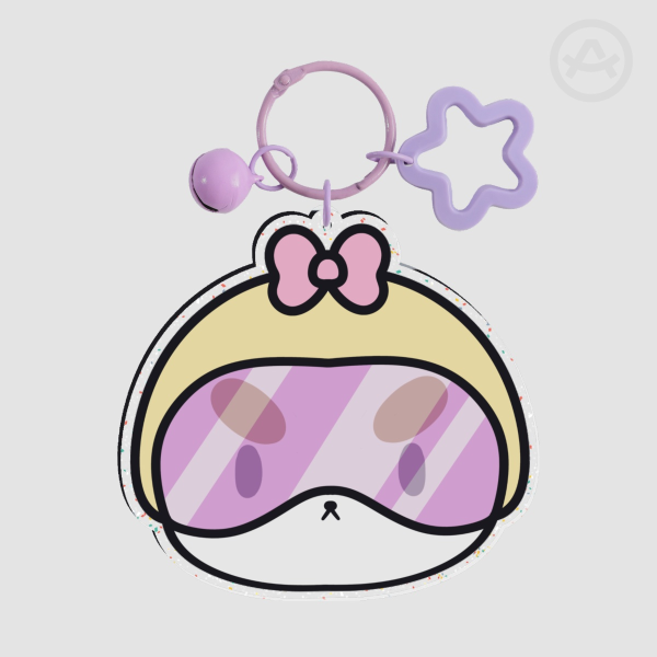 Puppycat - Glitter Acrylic Keychains