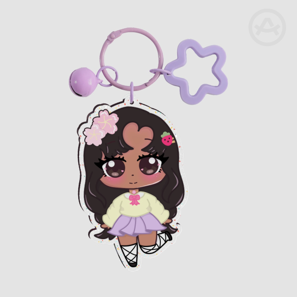 LahLah - Glitter Acrylic Keychains