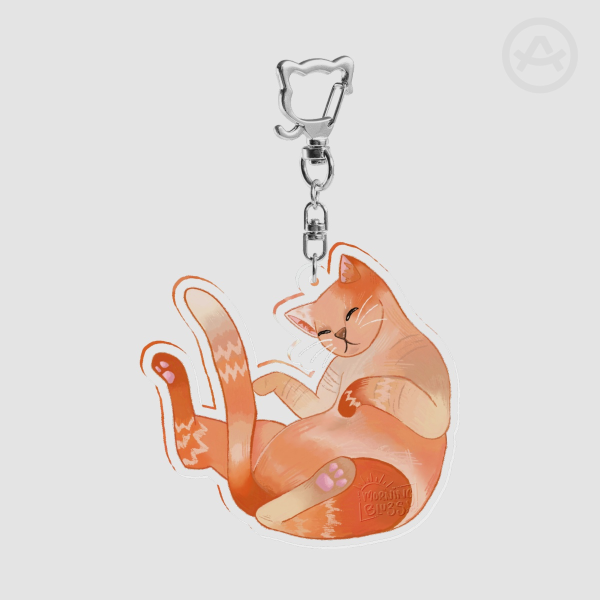 Cat (Orange) | Acrylic Keychain
