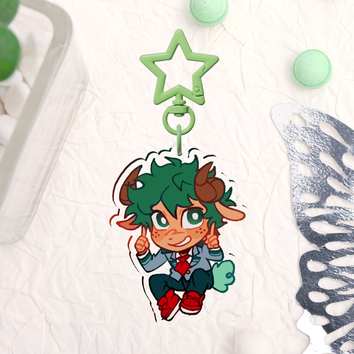 Dekuvejita keychain by Fajitas - ACGGOODS