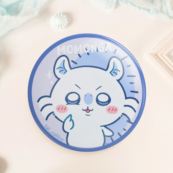 Momonga Button Pin