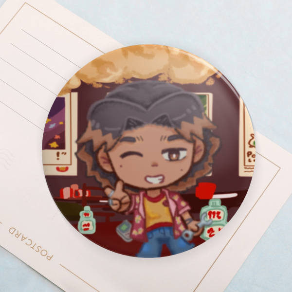 MW Round Badges (Button Pins) | Daisuke