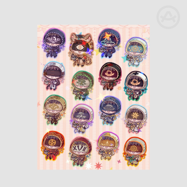[Identity V] Eli Clark (All B-Tiers) Sticker Sheet