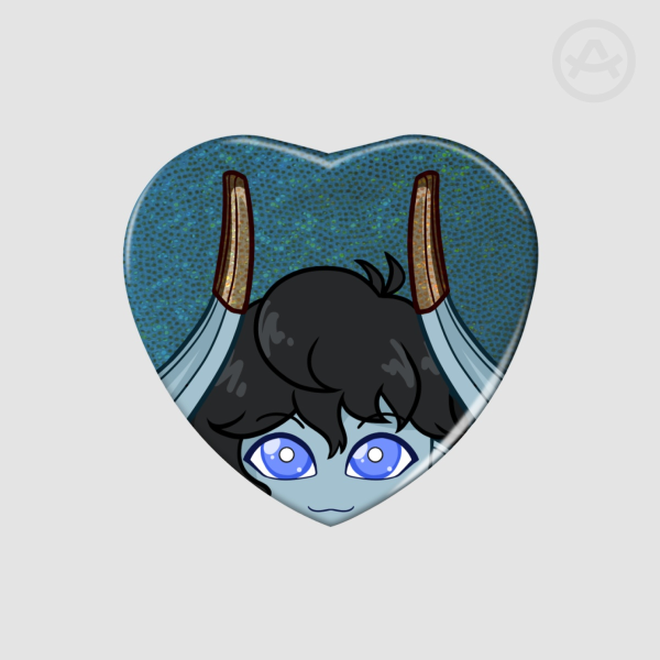 [Dislyte] Amir Heart Shape Holographic Badge