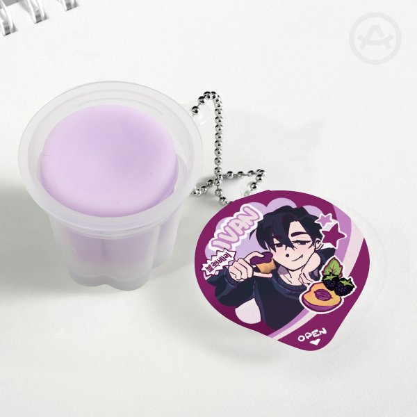 [ALNST] ivan jelly keychain