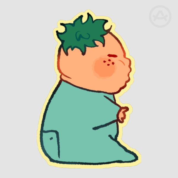 Deku bebe Sticker