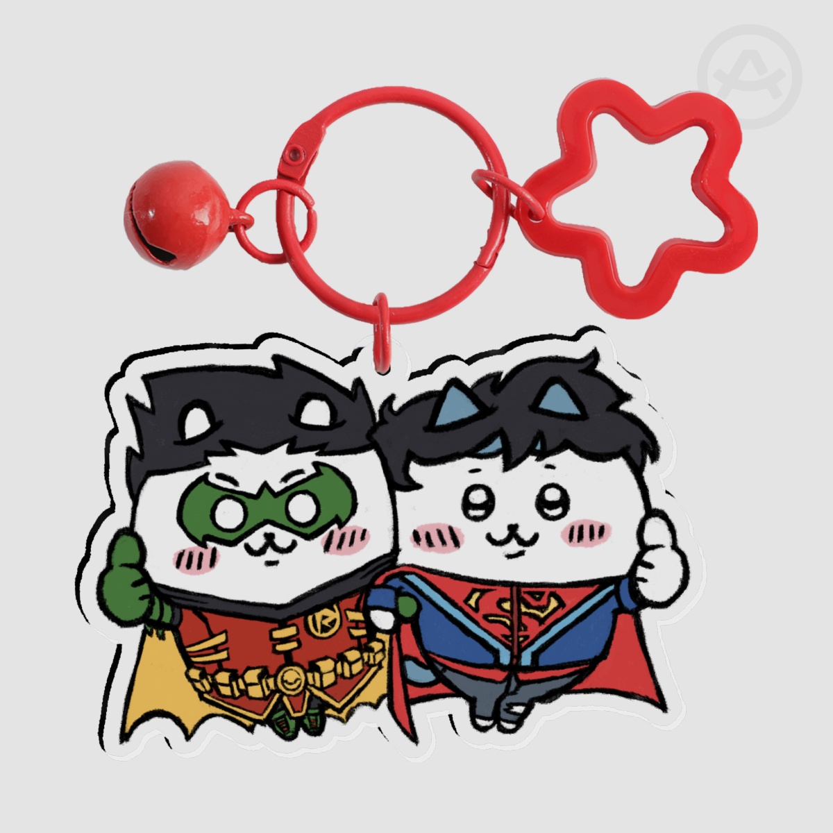 Damian and Jon Chiikawa Keychain