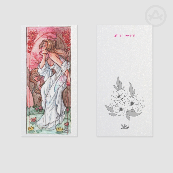 "Evening Reverie pt." pearl Card