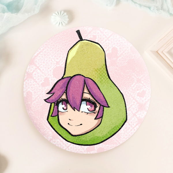 Teto Pear Plush Badges