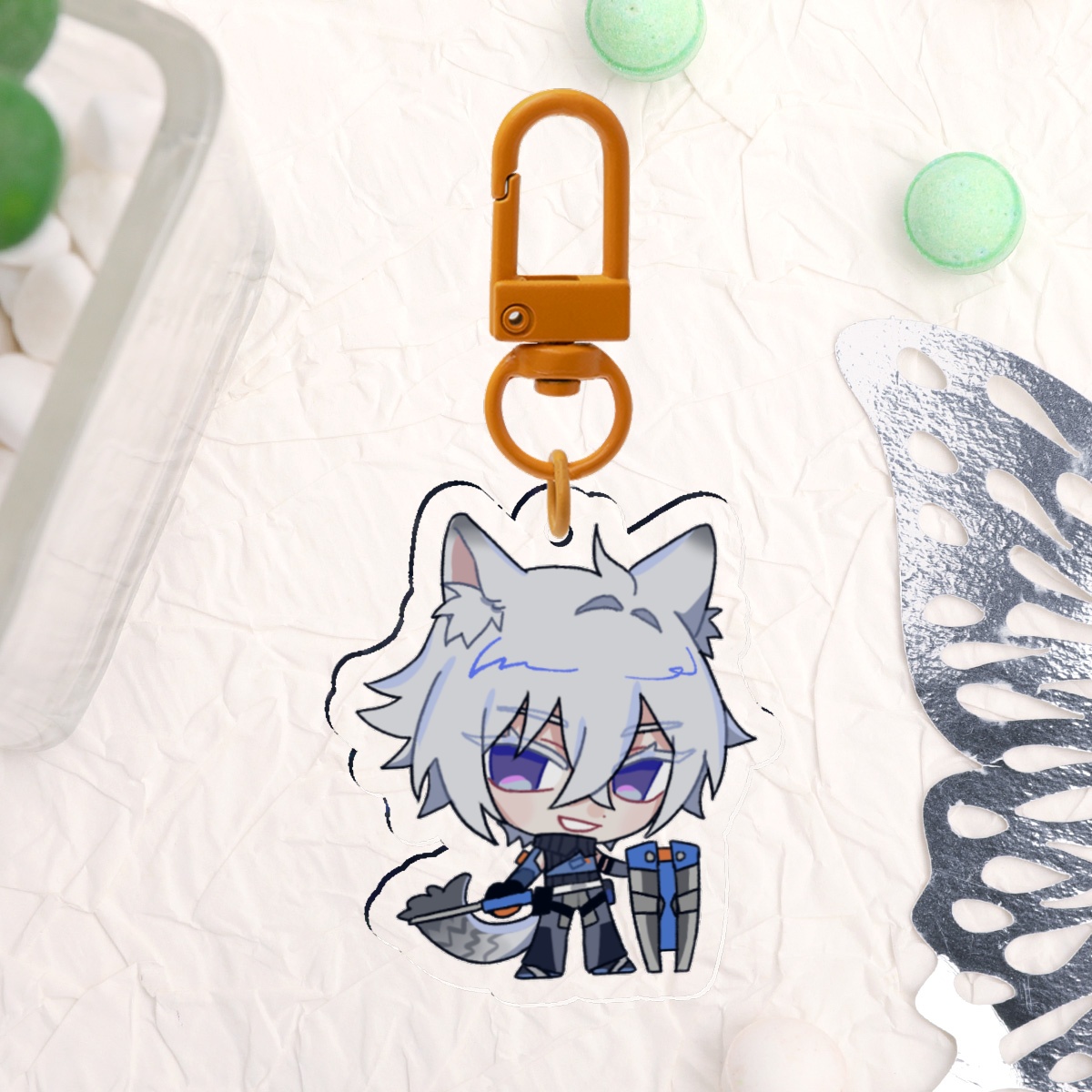 Seth (Zenless Zone Zero) Acrylic Keychain by Yeun - ACGGOODS