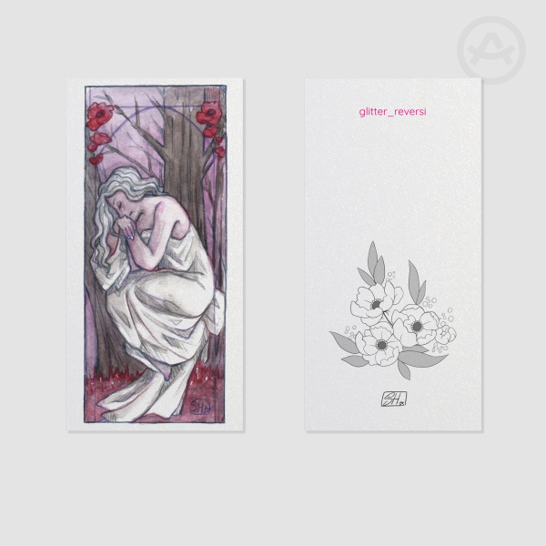 "Evening Reverie pt.2" pearl Card