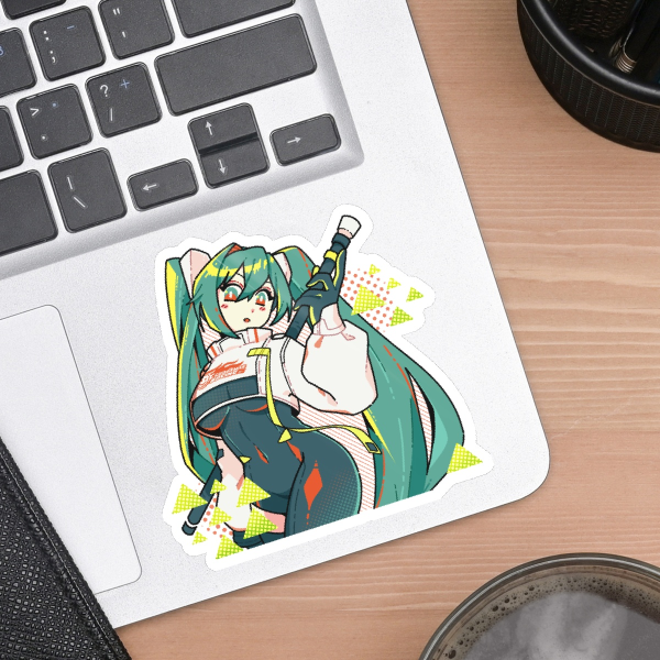 Hatsune Miku Racing Stickers