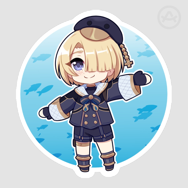 Chibi Freminet | Die Cut Sticker