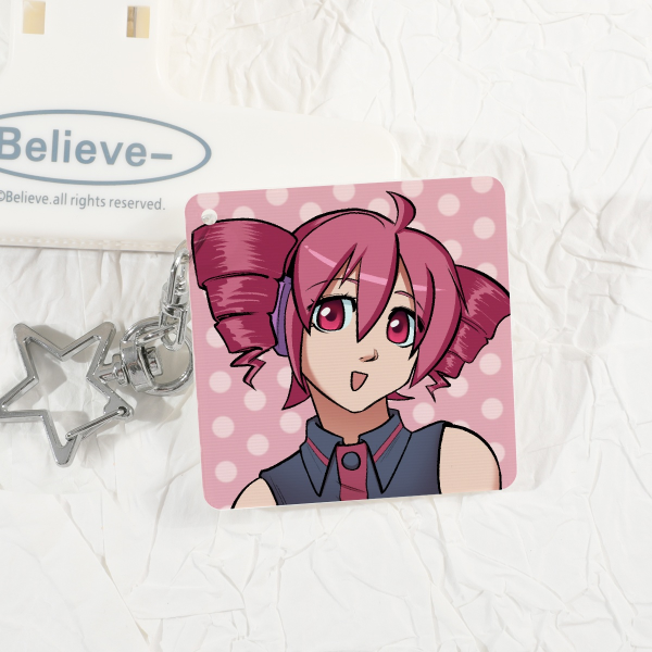 Teto Fukkireta Lenticular Acrylic Pendant