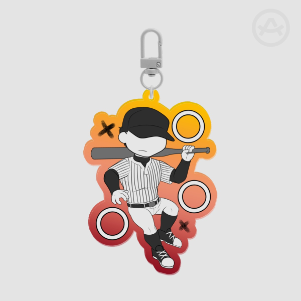 OFF Batter Acrylic Keychain