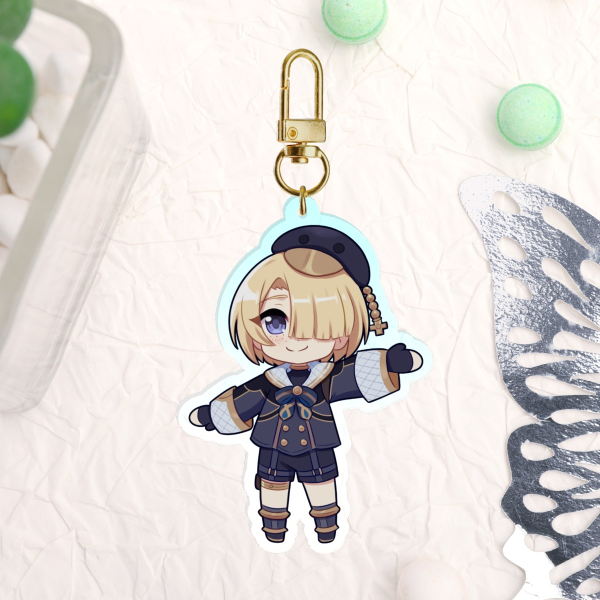 Chibi Freminet | Colored Edge Acrylic Keychain