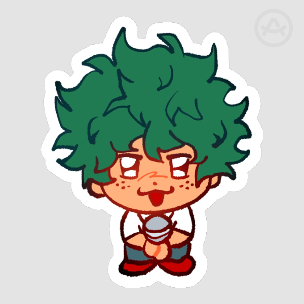 Deku reggaetonero Sticker