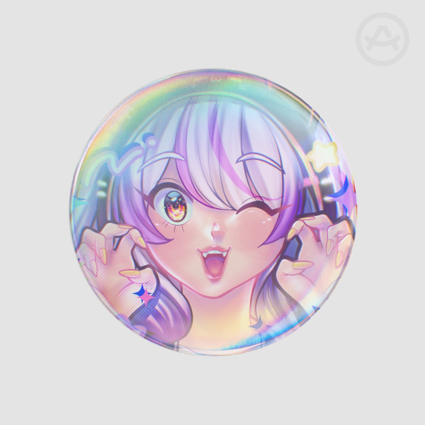 Hime Holo - Pin metalico