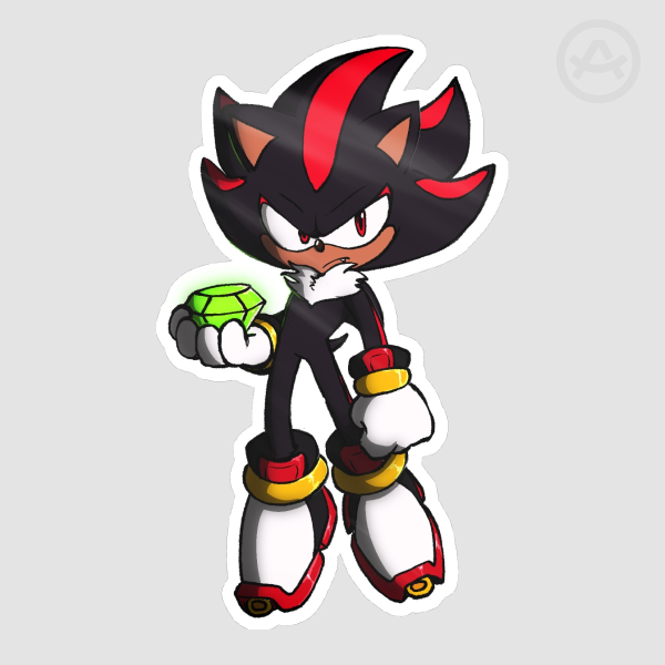 Shadow the Hedgehog Sticker