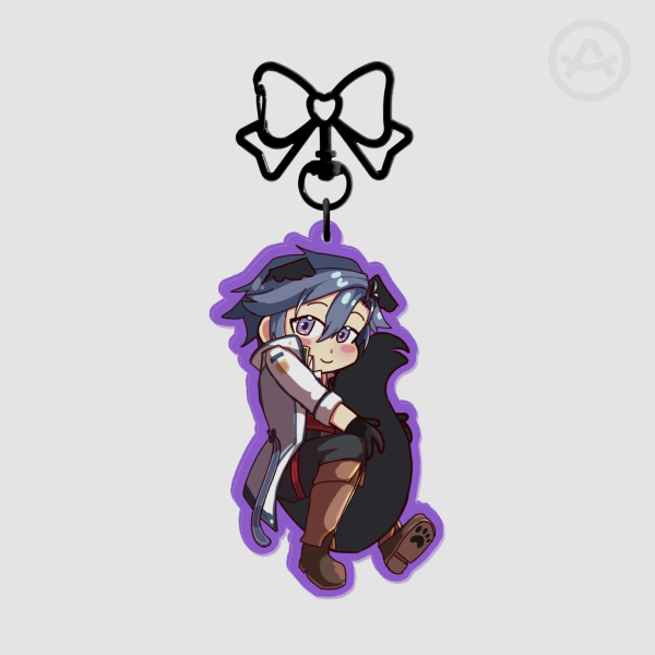 Rean CS3 Dog - Coloured Edge Double Sided Acrylic Keychain 8cm