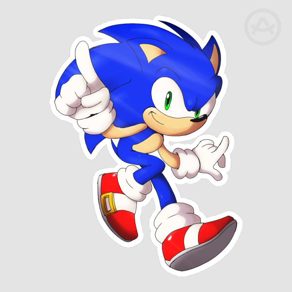 Sonic The Hedgehog Sticker