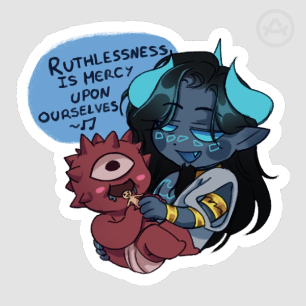 Father Poseidon Sticker