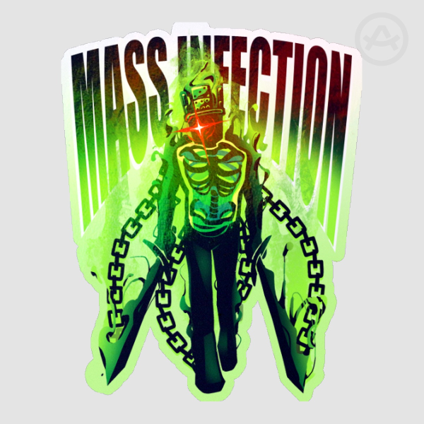 FORSAKEN - 1X1X1X1! Holo Sticker