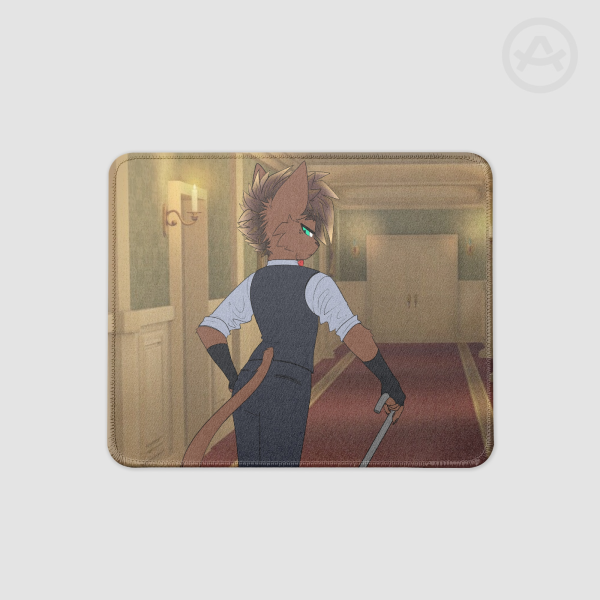 cheel square Mouse Pad