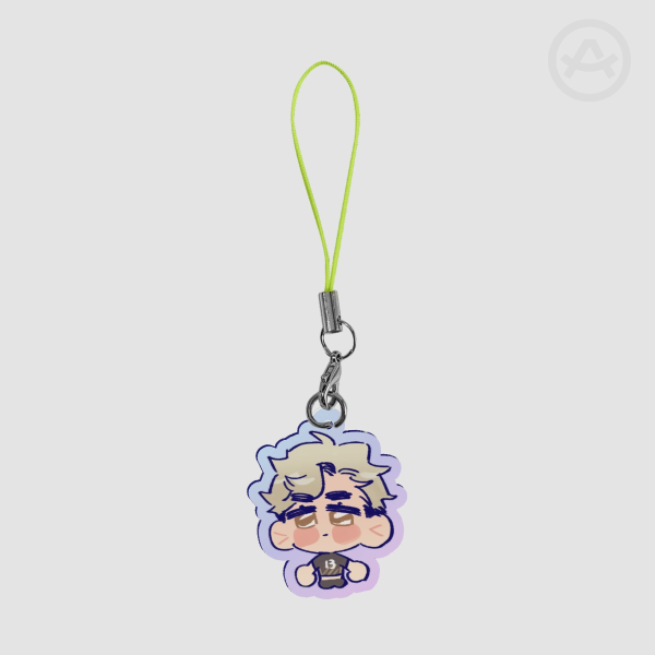 Atsumu MSBY Rainbow Acrylic Phone Charm