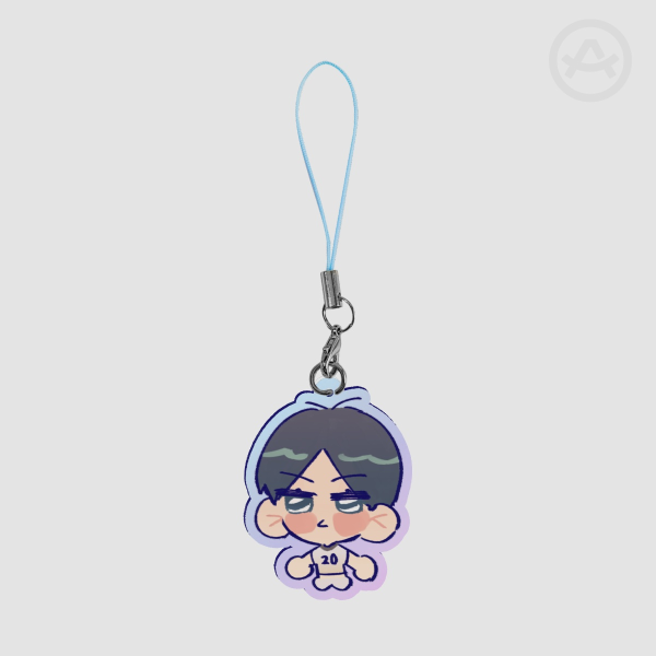 Kageyama Adlers Rainbow Acrylic Phone Charm