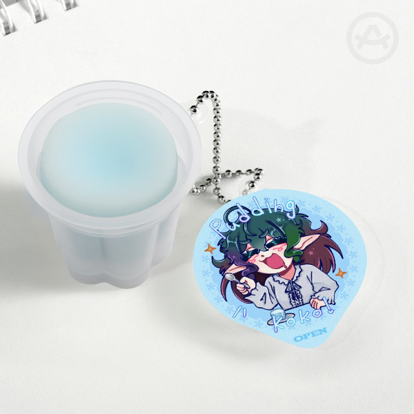 KOKO (OC) Squishy Pudding Keychain