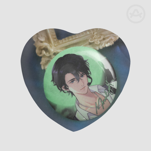 Heart Shape Plush Badge