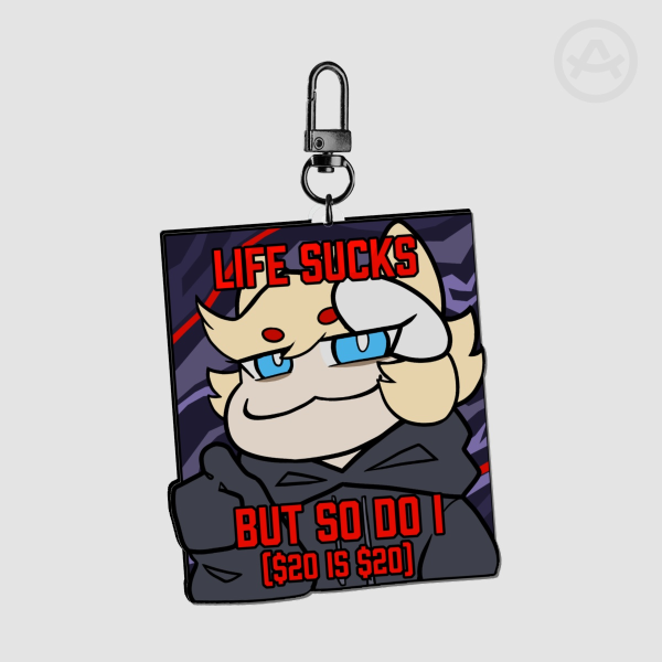 "Life Sucks, But..." Keychain