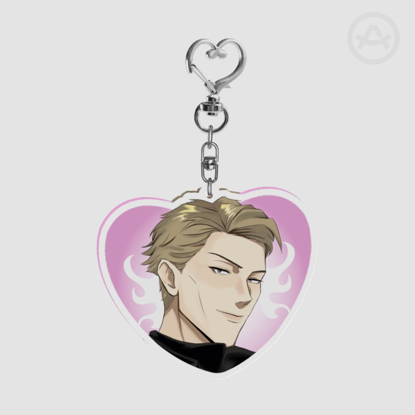 Nanami - JJK heart keychain