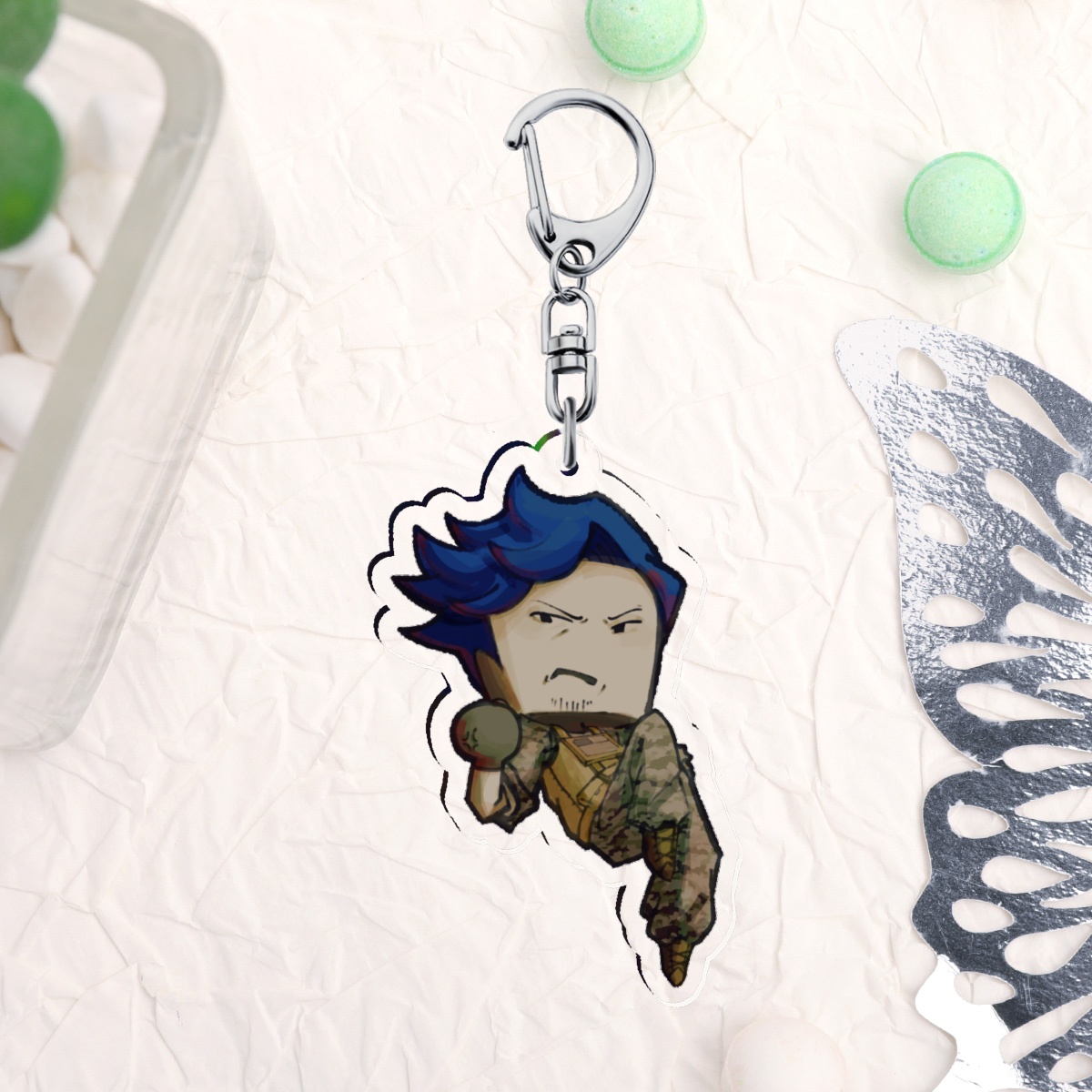 Guest 1337 | Roblox Forsaken / The Last Guest | Acrylic Keychain
