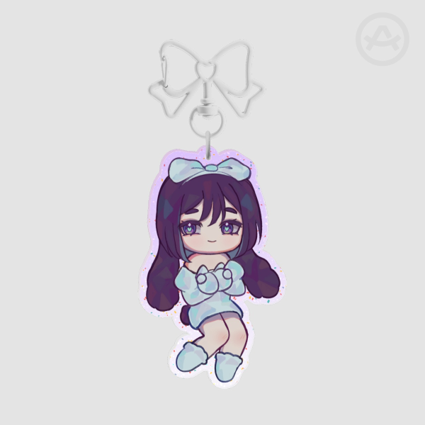 Sua Bunny Alnst | Glitter Keychain