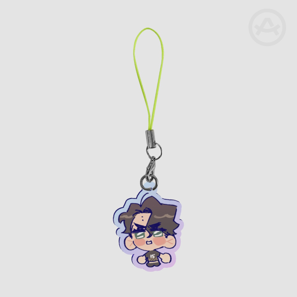 Sakusa Rainbow Acrylic Phone Charm