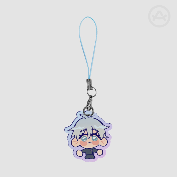 Gojo Rainbow Acrylic Phone Charm