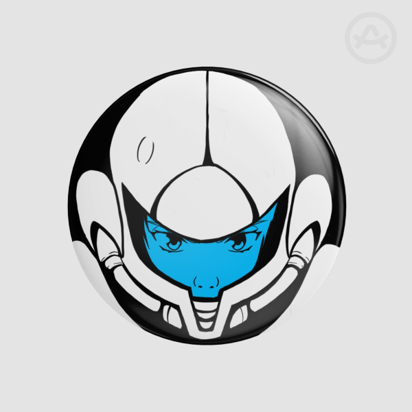 Zero Mission Suit Pin Badge (Metroid)