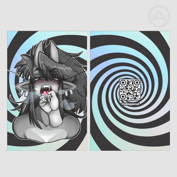 Sochi Hooking Hypnotic - Matte Holo Postcard