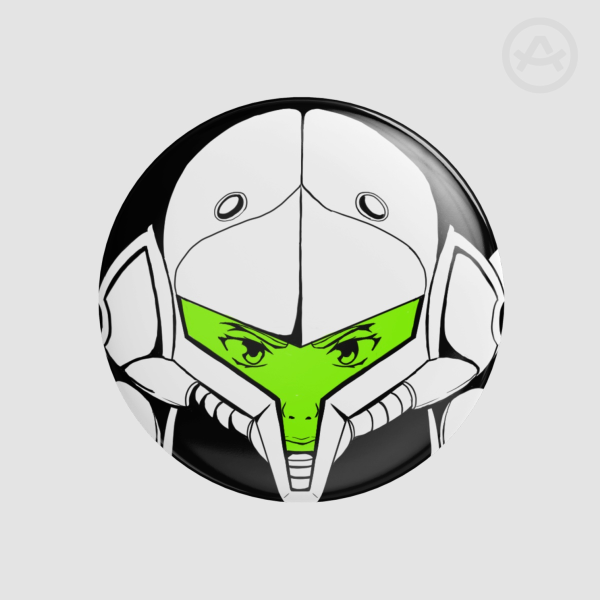 Samus Returns Suit Pin Badge (Metroid)