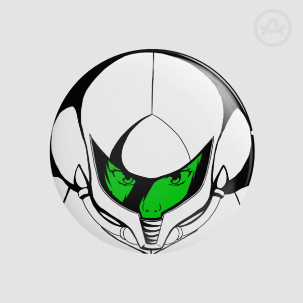Super Metroid Suit Pin Badge (Metroid)