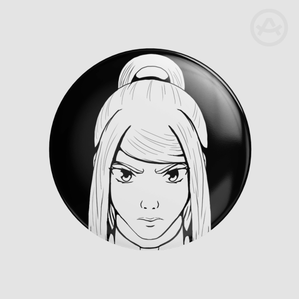 Zero Suit Samus Pin Badge (Metroid)
