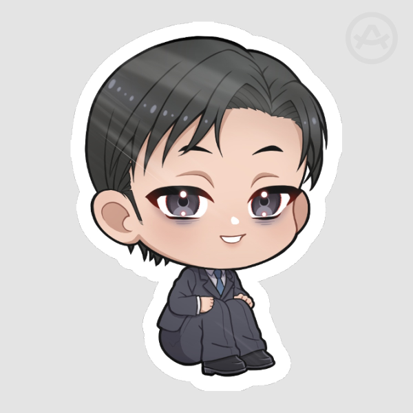Let's Go Karaoke Kyouji Narita Chibi Sticker