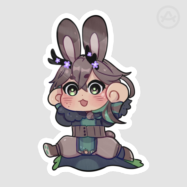 'Jump for Joy' Java sticker