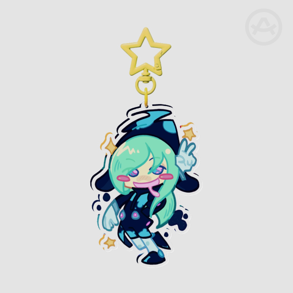 Unusual Ecolo PuyoPuyo // Acrylic Keychains