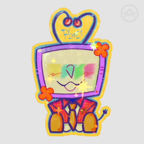 TV TIME - Tenna Sticker Star Hologram