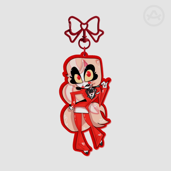 Charlie Hazbin Hotel Keychain Cute Chibi