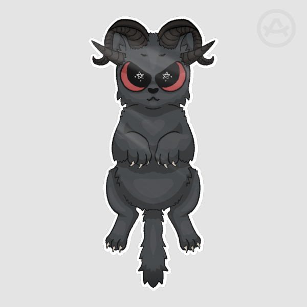 Occult Kitten Sticker